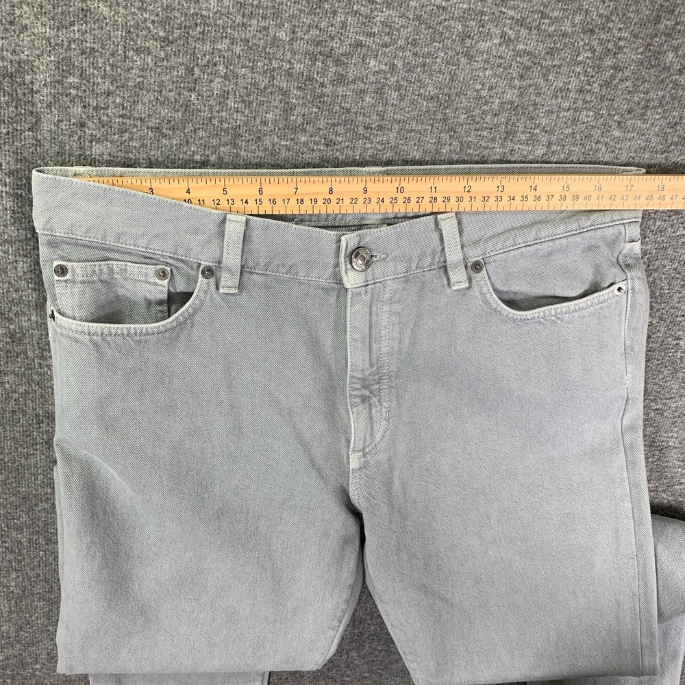 Ermenegildo Zegna Roccia Jeans Men 35x31 Slim Fit Gray Trousers Pants - Picture 5 of 13